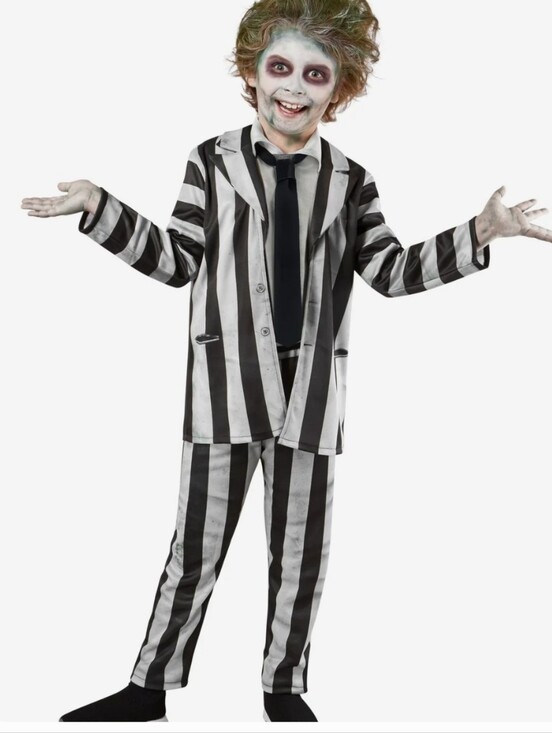 Rubie's Other - Rubies Beetlejuice Child Costume Size Medium 7-8 Target Exclusive NWT